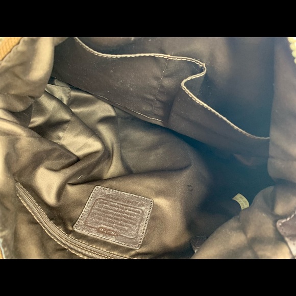 Coach Charlie F32081 Tan Brown Signature Python Hobo Shoulder Crossbody Bag - Picture 11 of 11